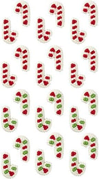 Wilton Mini Candy Cane Edible Cupcake Toppers