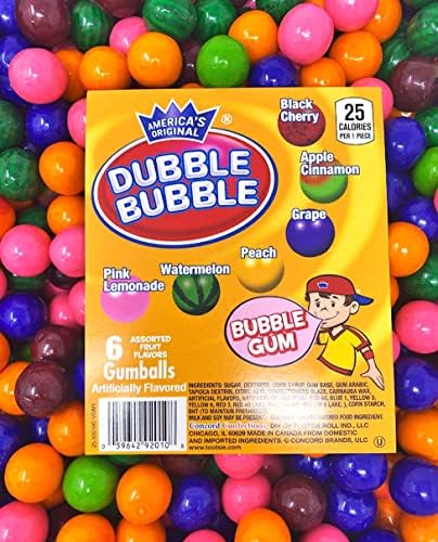 SweetGourmet Summer Garden Fruit Mix Gumballs | Cherry, Apple, Grape, Peach, Watermelon, Lemonade | 1.5 Pounds