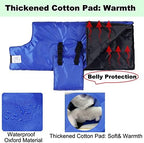 Calf Blanket Calves Warm Clothes Calf Saver Coat, Sheep Goat Blanket, for Keep Cows Goats Sheeps Warmming, Thickened Belly Protection
