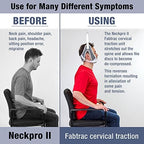 II - Neck Traction Cervical Device Over the Door Home Neck Stretcher Hammock for Pain Relief, Pinched Nerve Pain, Posture Corrector, Decompression
