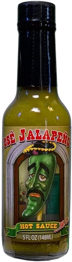 Jeff Dunham - Jose Jalapeno Hot Sauce | A Perfect Balance of Jalapeno and Habanero Peppers for a Spicy and Flavorful Kick (Medium, 5 fl oz)