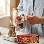 Tunisian Biscuits Snacks variety pack for adults and kids – iconic Chocolate Filled Cookies, Tea Biscuits & Butter Cookies – Mediterranean Breakfast Snack – Gourmet Cookies Gift Box (4 x Fourré 130g)