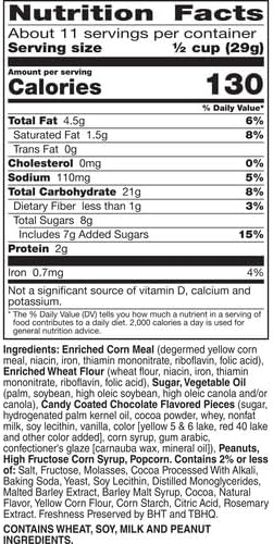 Chex Mix Turtle Snack Mix, Indulgent Snack Bag, Family Size, 13.5 oz