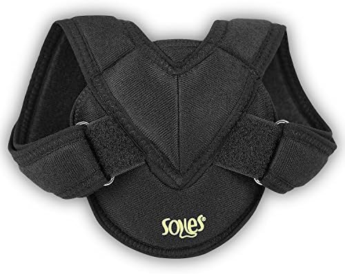 Soles Clavicle Bandage Adjustable, Flexible, Breathable Neoprene - Unisex - Improves Poor Posture & Osteoporosis, Clavicle Brace for Collarbone Injuries (Pediatric)