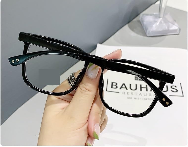 Computer Readers Fatigue Relieve Oversized Reading Glasses Blue Light Blocking Flat Light Mirror Presbyopic Glasses