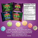 Barnetts Mega Sour Candy 4 Pack – Handmade British Sweets – Raspberry, Apple, Watermelon & Fruits – Gift or Party Treat (104g x 4)