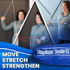 RangeMaster All in one Shoulder Strengthening and Home Therapy Basic Kit │ Physical Therapy Tool │ Aids in Recovery and Increasing Mobility │ Comprehensive Exercise Guide