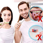 Boao 4 Pieces Soft Micro-Nano Manual Toothbrush Extra Soft Bristles Toothbrush with 20,000 Bristles for Fragile Adult Kid Children (Blue, Gray, Green, Purple)