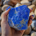 2 lb Lapis Lazuli Bulk Raw Crystals and Healing Stones for Tumbling, Wire Wrapping, Wicca Reiki,Meditation