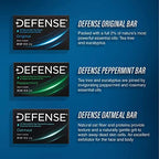 Defense Soap 12pk All Natural Tea Tree Bar Soap for Men | Made by Wrestlers with Tea Tree Oil & Eucalyptus Oil to Promote Healthy Skin