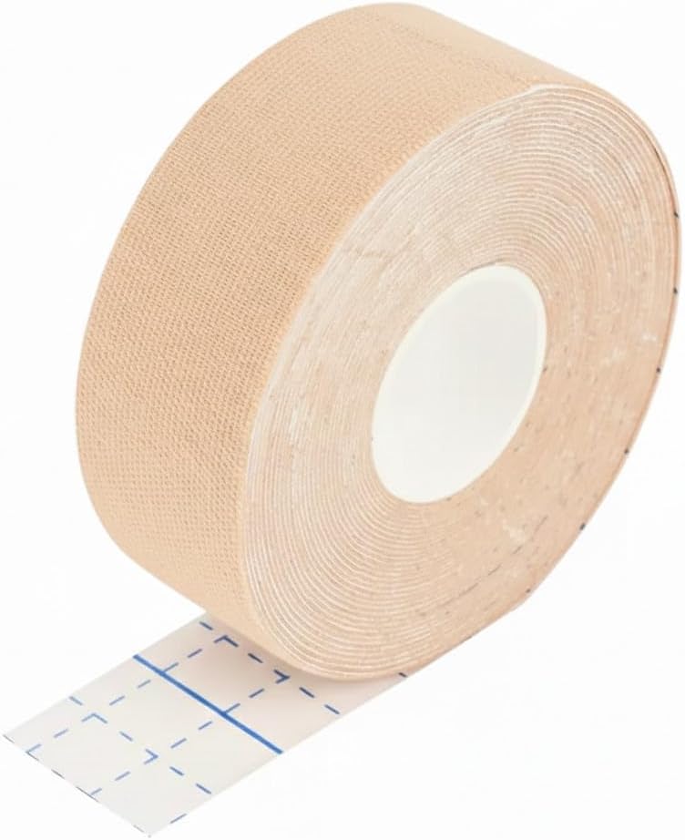Nasal Cannula Tape - Medical Retention Tape, Waterproof Self-Adhesive Bandage Wrap, Gentle Adhesive Dressing for Sensitive Skin, Securement Device for Oxygen Tubes, Catheters, Feeding Tubes (1 in)