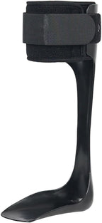 Komzer AFO Drop Foot Brace, Medical Ankle Foot Orthosis, Lightweight Foot Support Stabilizer, Drop Foot Postural Correction Brace for Men and Women (XL-Left)