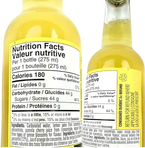 Lurisia Limonata Lemon Soda 4 x 9.3 Fl Oz (275ml) Italian Soda - Sparkling Lemonade Bottles - Citrus Lemon Soft Drink - Limonata from Italy - Carbonated Fruit Juice Beverage