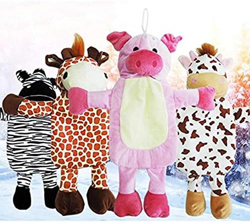 1L Hot Water Bottle with Cover Hot& Cold Relief-Cow
