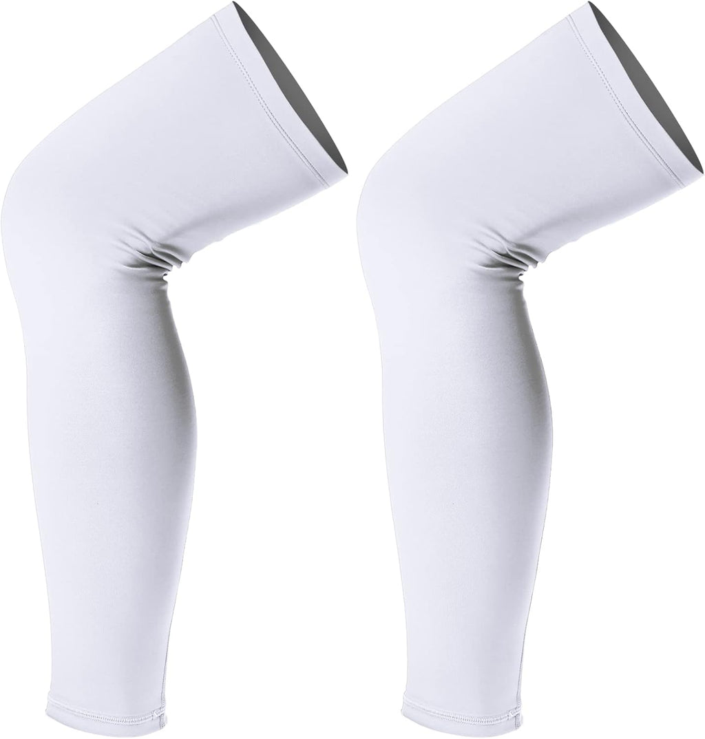 Skylety Leg Sleeves Compression Long Knee Sleeve UV Protect for Men Women Sport Basketball Football