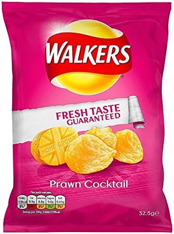 Walkers Crisps (32.5gx32) (Prawn Cocktail)