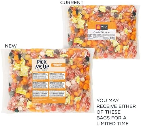 Pick Me Up Candy Favorites Hard Candy, 80 oz, Individually Wrapped, Easy to Share