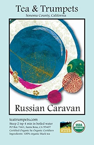 USDA Organic Russian Caravan Loose Leaf Black Tea 8 oz