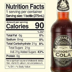 Fentimans Sparkling Curiosity Cola - Healthy Soda, All Natural Craft Soda Pop, Perfect Mixer, Natural Ingredients, Botanically Brewed - 9.3 Fl Oz (Pack of 24)
