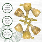 Roland Foods Roman Style Artichoke Hearts with Stalks, Specialty Imported Food, 5 Pound 8.2 Ounce Can, Pack of 1