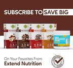 Extend Sugar Free Protein Bars, Perfect Diabetic Snacks, High Protein and Fiber, Hunger Control & Steady Energy, Low Carb, Keto Friendly (12 Count, Chocolate Peanut Butter)