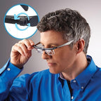 Adjustable Reading Glasses, Focus Adjustable Glasses Dial Vision, Flex Focus Adjustable Glasses for Men Women