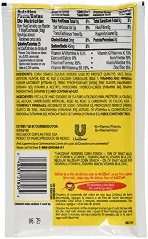 Flavored Mexican Atole 1.6oz (10 Pack) (Strawberry)