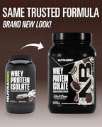 NutraBio 100% Whey Protein Isolate Protein Powder, 25g Protein with Complete Amino Acid Profile, Non-GMO, Soy & Gluten Free, Low Carb, Low Calorie Whey Protein Powder, Cookies & Cream, 2 Lbs