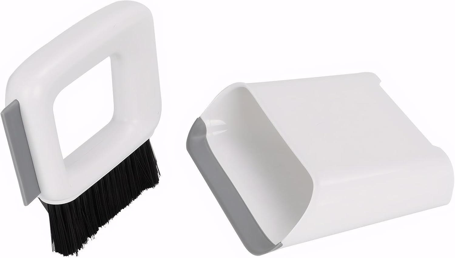 Mini Dustpan and Brush Wisp Broom and Dustpan Portable Handheld for Keyboard Bedroom Bathroom Kitchen Counter Camping Tent BBQ Table Pet(1 Set)