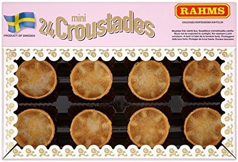 Rahms Mini Croustade Cups 24 per pack 50g - Pack of 6
