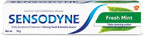 Sensodyne Fresh Mint Sensitivity Toothpaste for Sensitive Teeth and Fresh Breath 75g (Pack of 1)