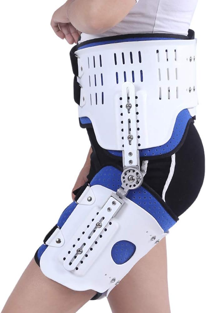 Hip Stabiliser Support Brace, Stabiliser Corrector Support Brace Adult Hinged Hip Abduction Orthosis for Hip, Sciatic Nerve Pain Relief，Left
