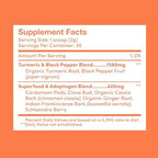 Further Food Superfood Turmeric Root Powder - Maximum Absorption, Natural Immune Booster, Golden Milk Blend, Sugar Free, Keto, Vegan, Non-GMO, 2.12 Oz