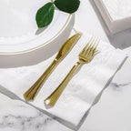 Ultra Premium Elegant 3-Ply White Dinner Napkins, 80 Count (Pack of 2) – Ultra-Soft, Thick, and Absorbent - 160 Total Sheets