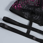 Lingerie Nightwear Plus Size Through Lace Lingerie Embroidered Jacquard Costumes