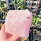 Large Natural Pink Rose Quartz Crystal Reiki Healing Specimen Rough Loose Stone Chakra Minerals Wedding Home Decoration 1PC (2200G-2600G)