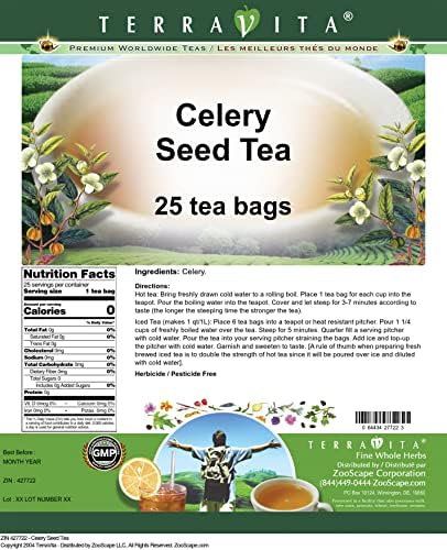 Celery Seed Tea (25 tea bags, ZIN: 427722)