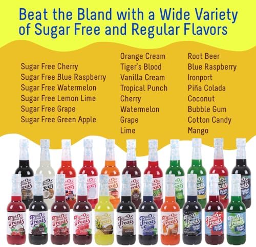 Time For Treats Flavored Syrup 16.9 Fluid Ounce Bottle for Snow Cones, Homemade Sodas, Cocktails, Coffee, Baking and More (Tiger's Blood)
