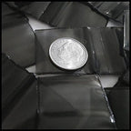 200-1" x 1" Black 2 mil Plastic Ziplock Baggies