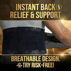 Breathable Mesh Back Brace for Lower Back Pain Relief – Cooling Airflow Lumbar Support Belt for Men & Women – Anti-Sweat Double-Layer Compression for Heavy Lifting, Sciatica, Herniated Disc & Workouts