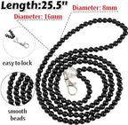 Goaste 3 Pieces Dress Zipper Helper, 25.5" Dress Zipper Puller with Clip, Beaded Zip Pull Assistant Chain, Back Zip Puller Aid Tool for Long Dresses, Boots, Elderly, Zipping Up Down Dress by Yourself