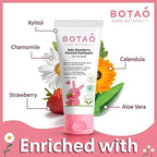 Fluoride Free Baby Toothpaste | Natural Toddler Toothpaste | Strawberry Flavored - Training Toothpaste for Toddlers | EWG Verified, Vegan, SLS Free, Safe to Swallow, Aloe Vera (3 Pack)