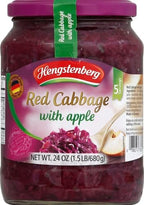 Hengstenberg Cabbage Red Apple, 24 Oz Jar