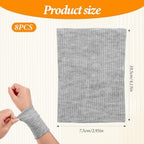 4 Pairs Wrist Compression Sleeve Soft Elastic Wrist Support Brace Wrists Band Breathable Tennis Sweatbands Brace for Wrists Protect Carpal Tunnel Wraps Protector for Sport Fitness Workout Typing