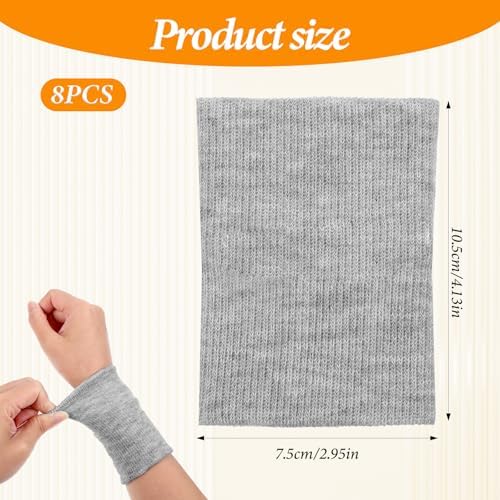 4 Pairs Wrist Compression Sleeve Soft Elastic Wrist Support Brace Wrists Band Breathable Tennis Sweatbands Brace for Wrists Protect Carpal Tunnel Wraps Protector for Sport Fitness Workout Typing