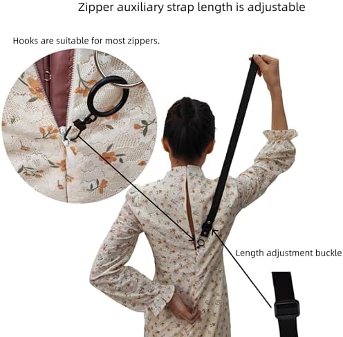 Dress Zipper Pull Helper | Zipper Puller Helper | Zipper Helper(Black)