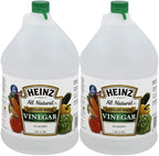 Heinzs All Natural Distilled White Vinegar, 5% Acidity, 1 Gallon (2 Pack)