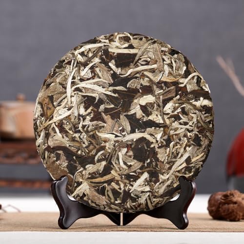SANRAN White Tea Cake, Aged Shoumei White Tea, 2022yr, Yunnan Shou Mei Bai Cha, 7.05oz