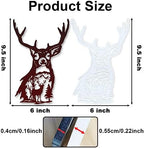 Deer Head Wall Hanging Resin Silicone Mold, Deer Epoxy Casting Mold for Wall Hanging Mount Home Office Decoration, DIY Crafts Door Wall Art Party Decoration