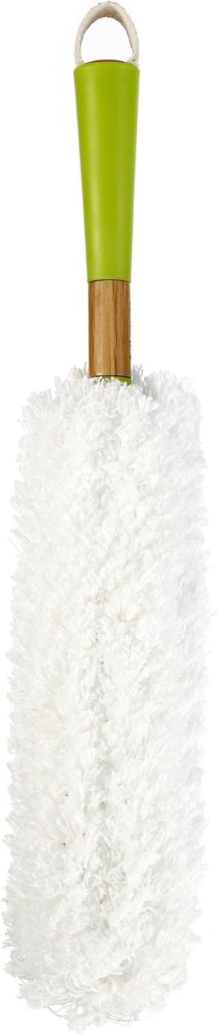Full Circle Dust Whisperer Washable Microfiber Duster, Green